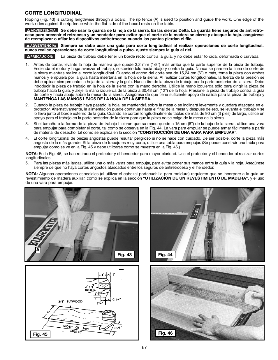 Delta 36-714B User Manual | Page 67 / 76