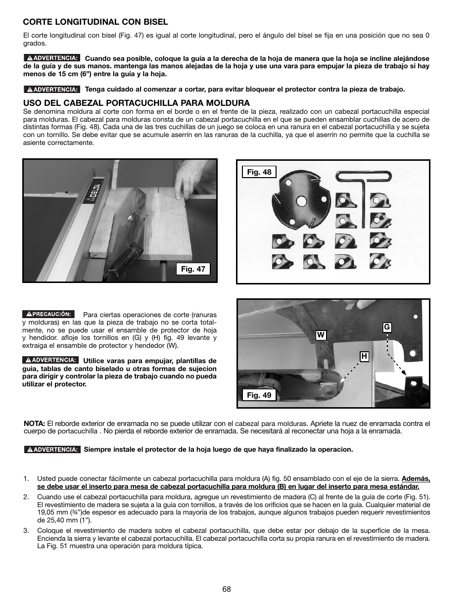 Delta 36-714B User Manual | Page 68 / 76