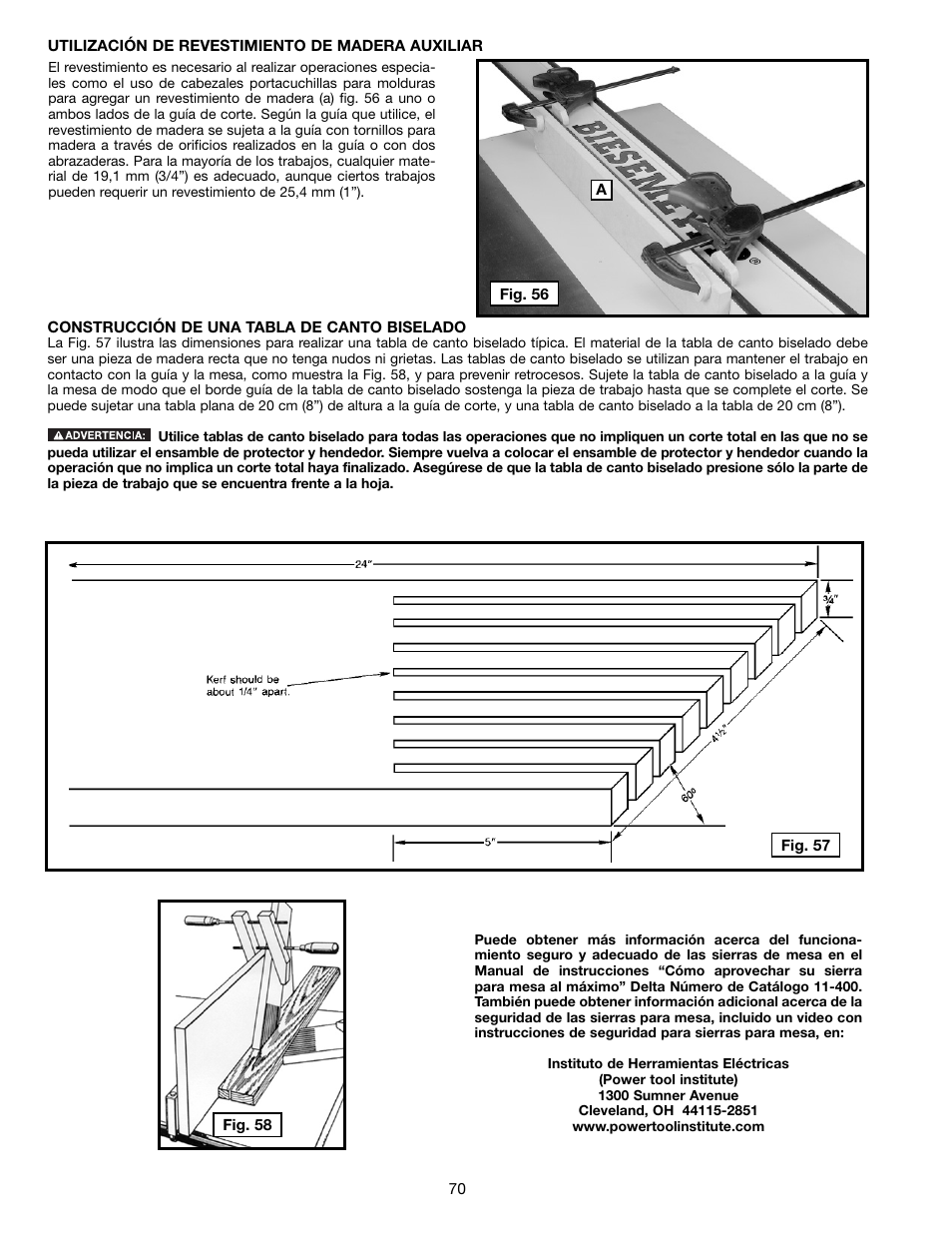 Delta 36-714B User Manual | Page 70 / 76