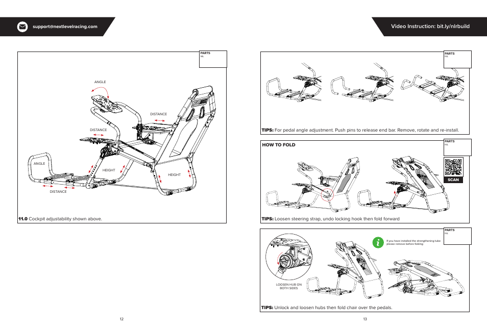 Video instruction: bit.ly/nlrbuild | Next Level Racing Flight Simulator Lite Cockpit User Manual | Page 7 / 17