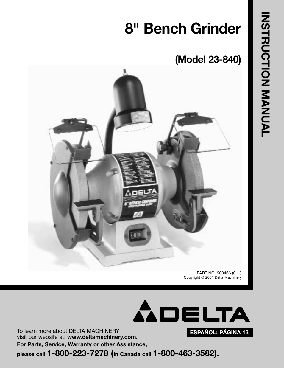 Delta 23-840 User Manual | 12 pages