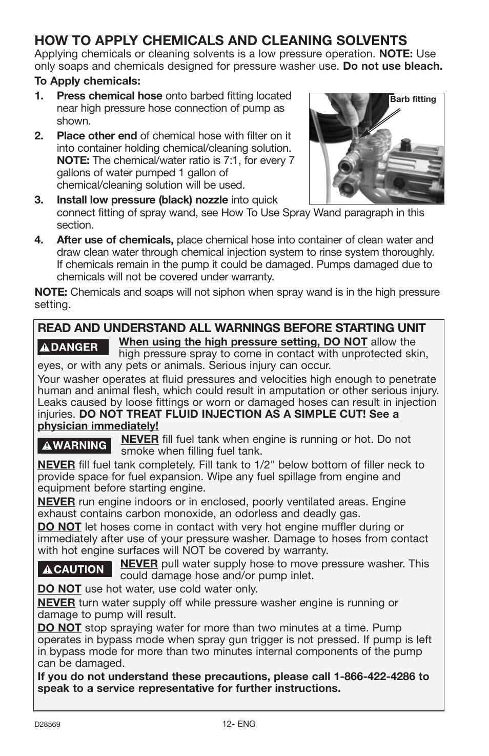 How to apply chemicals and cleaning solvents | Delta D28569 User Manual | Page 12 / 60