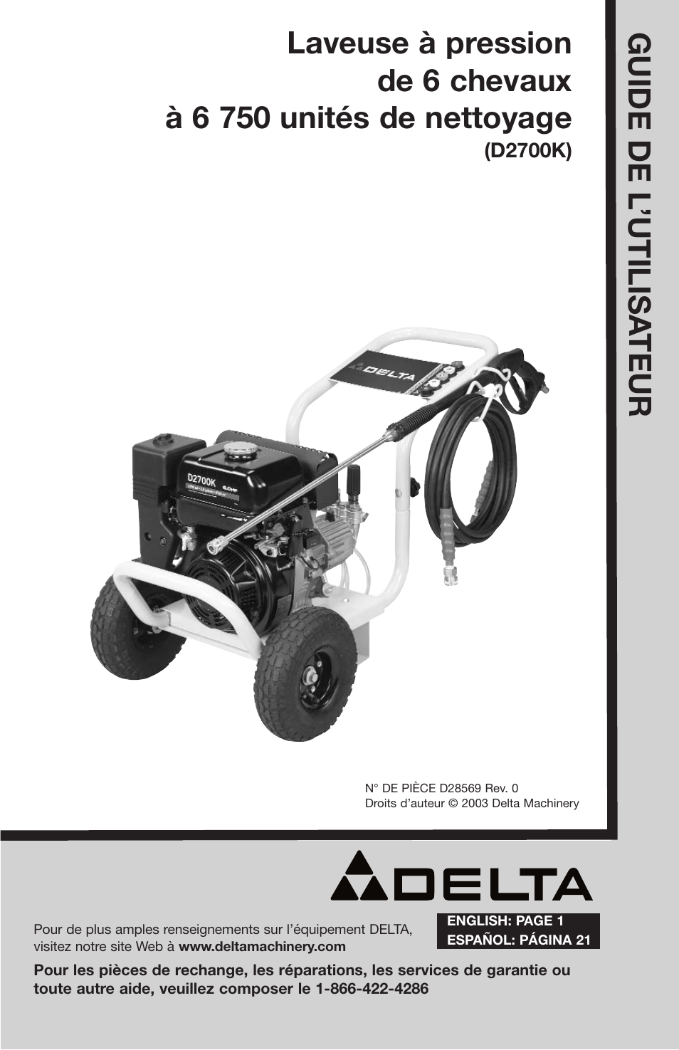 Delta D28569 User Manual | Page 41 / 60