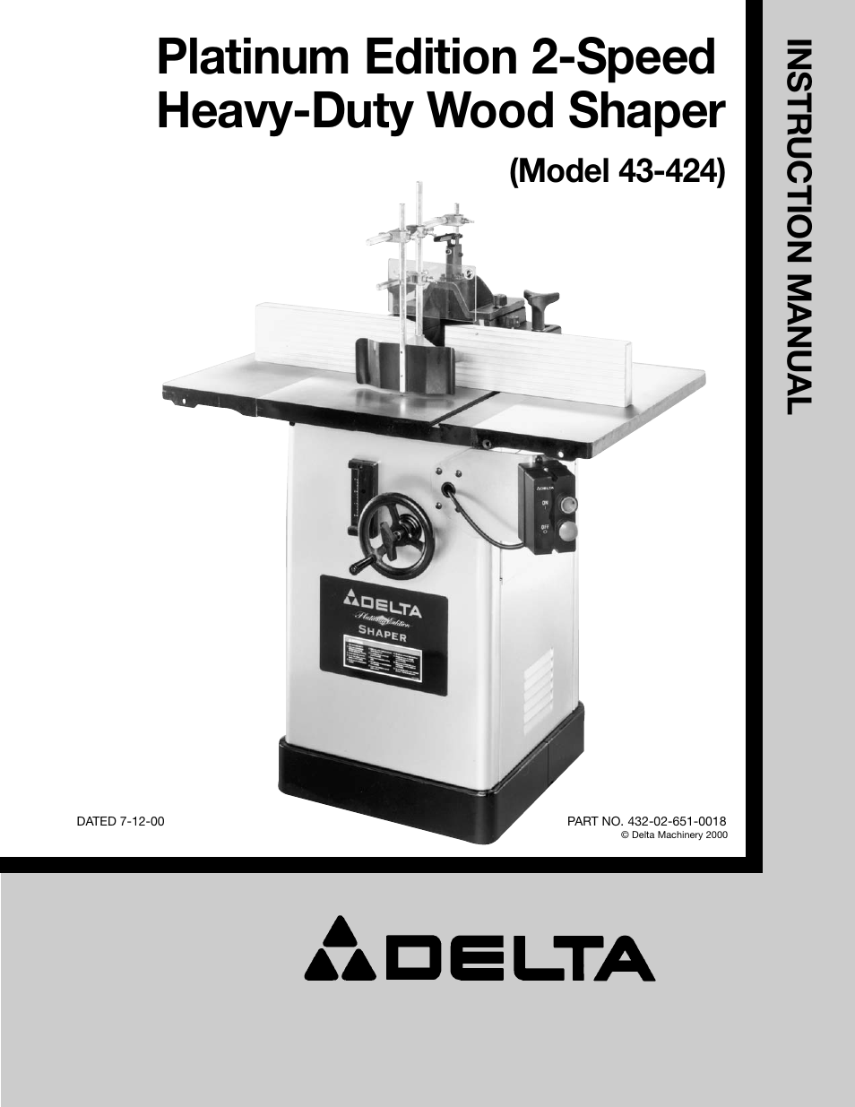 Delta 43-424 User Manual | 27 pages