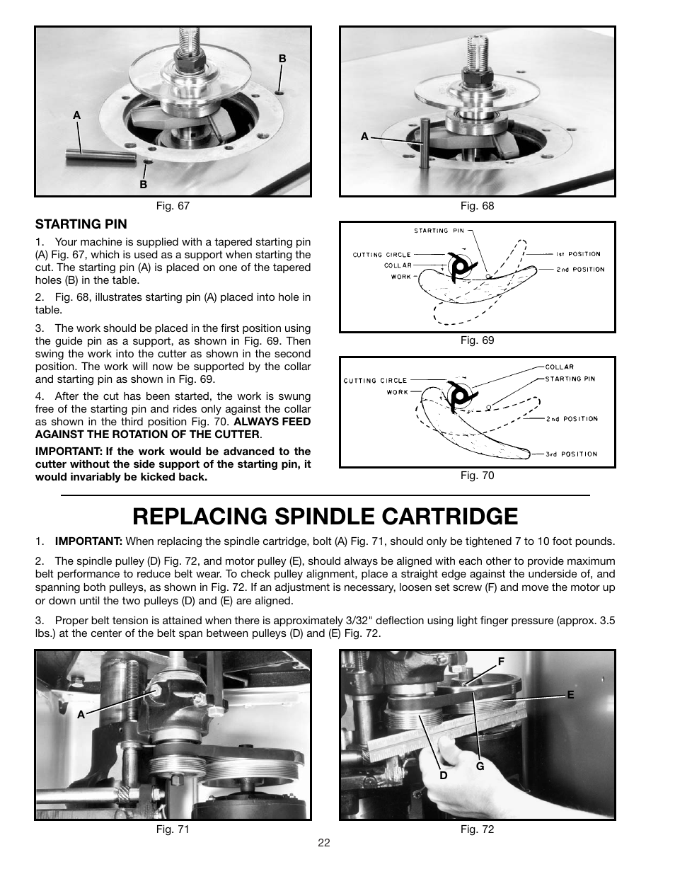 Replacing spindle cartridge | Delta 43-424 User Manual | Page 22 / 27