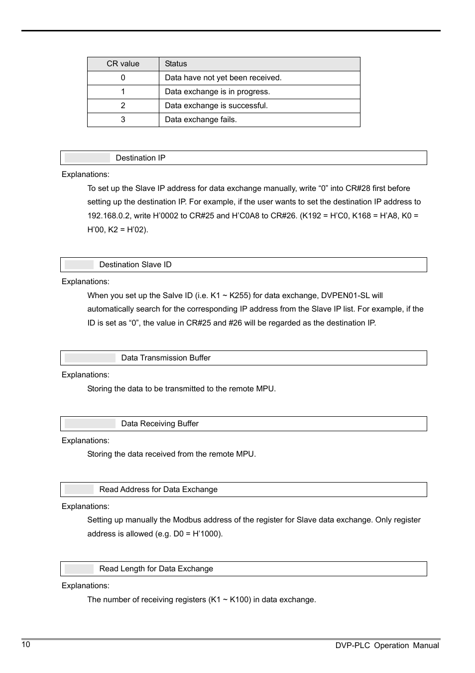 Ethernet communication module dvpen01-sl | Delta DVPEN01-SL User Manual | Page 12 / 58