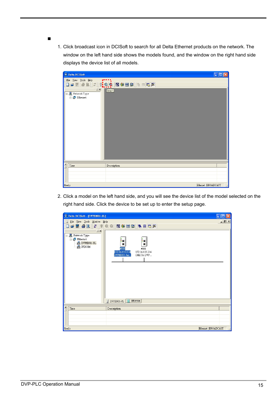 Ethernet communication module dvpen01-sl | Delta DVPEN01-SL User Manual | Page 17 / 58