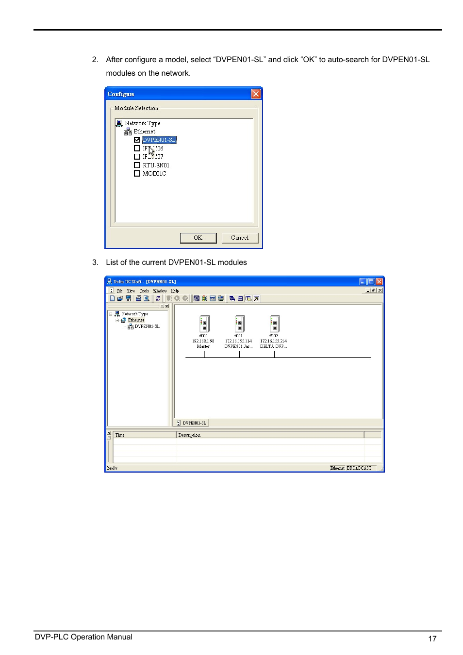 Ethernet communication module dvpen01-sl | Delta DVPEN01-SL User Manual | Page 19 / 58