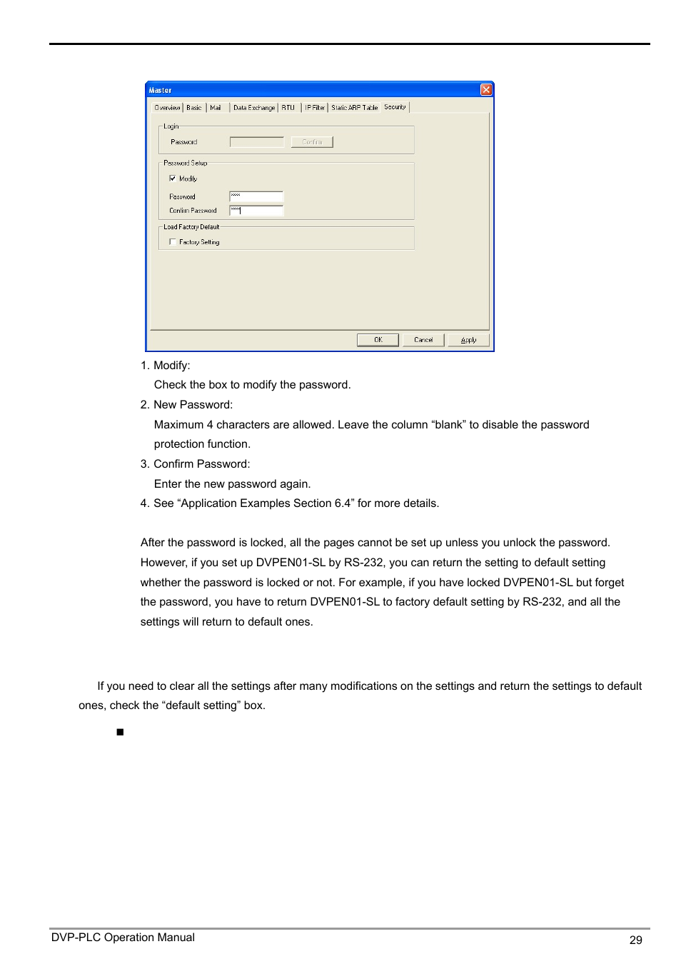 Ethernet communication module dvpen01-sl | Delta DVPEN01-SL User Manual | Page 31 / 58