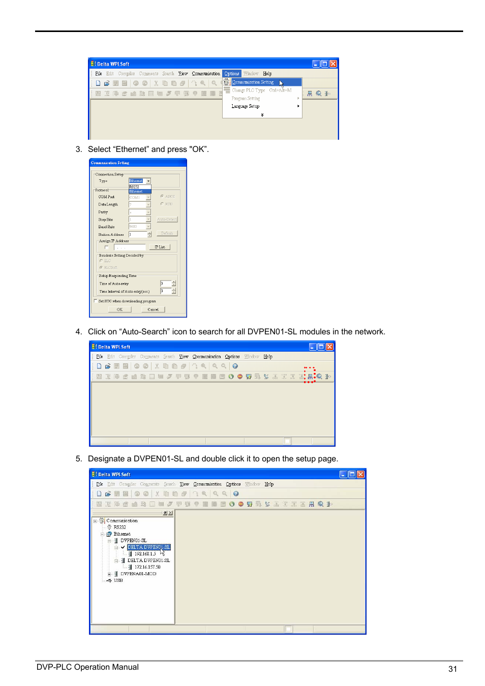 Ethernet communication module dvpen01-sl | Delta DVPEN01-SL User Manual | Page 33 / 58