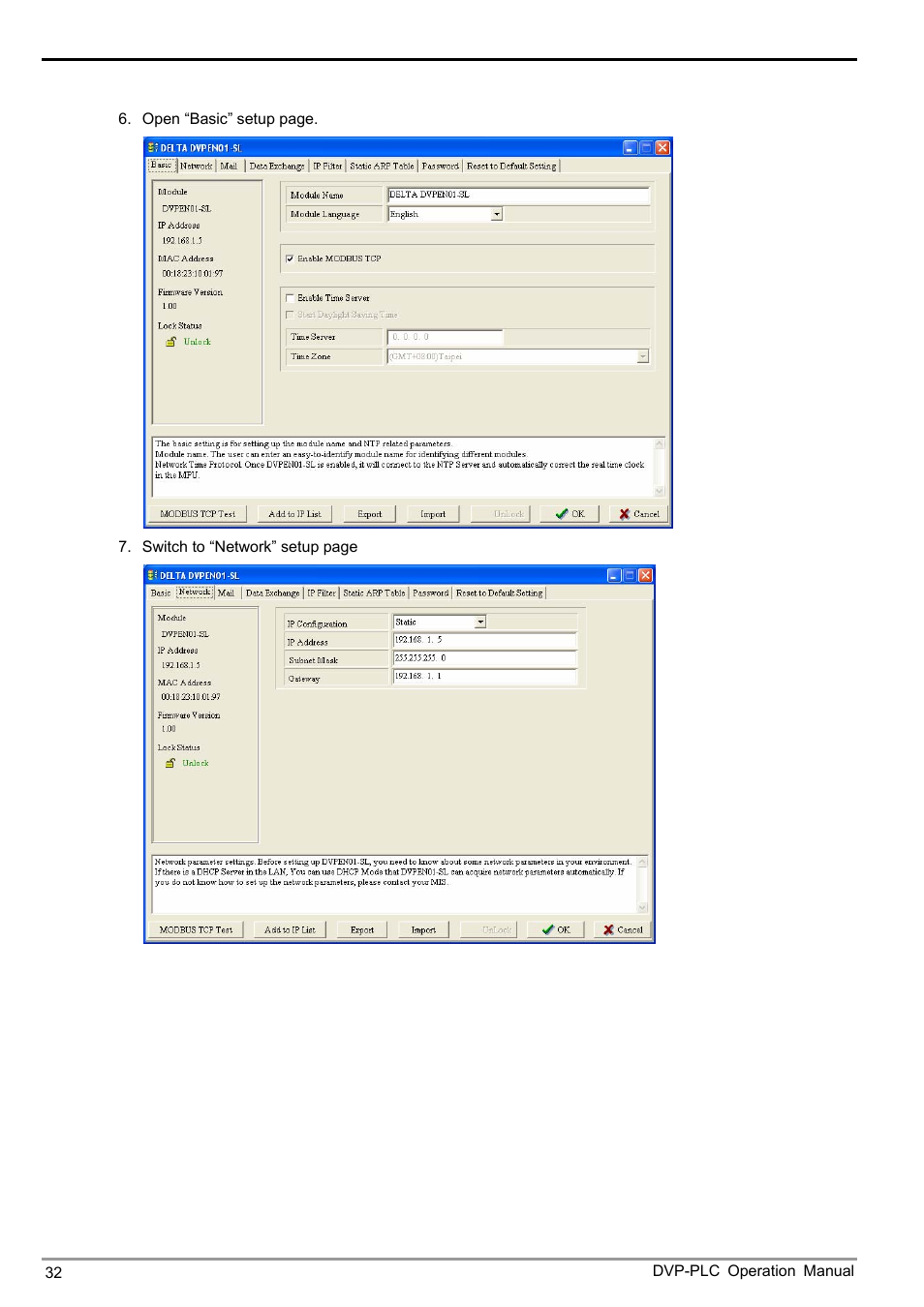 Ethernet communication module dvpen01-sl | Delta DVPEN01-SL User Manual | Page 34 / 58