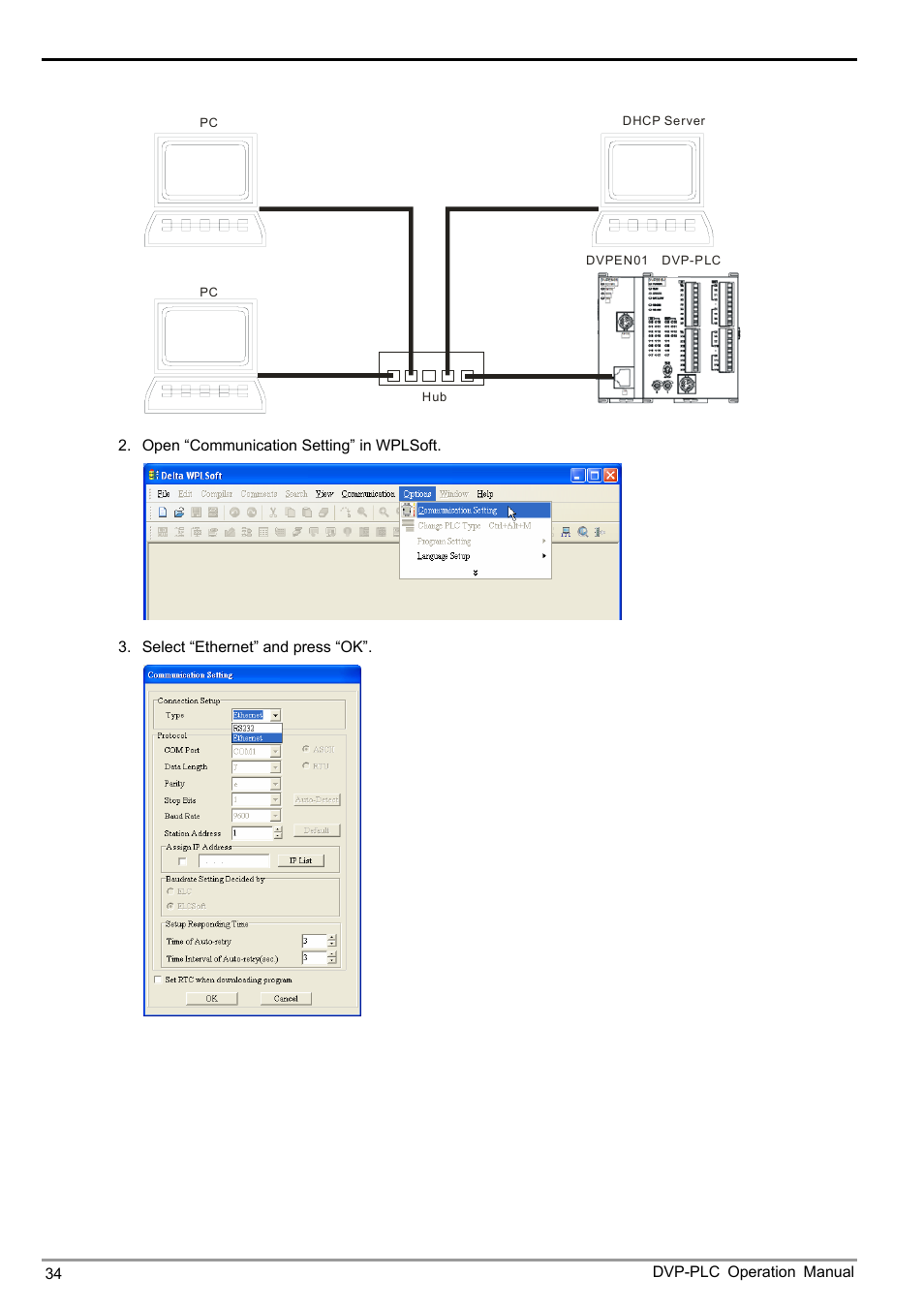 Ethernet communication module dvpen01-sl | Delta DVPEN01-SL User Manual | Page 36 / 58