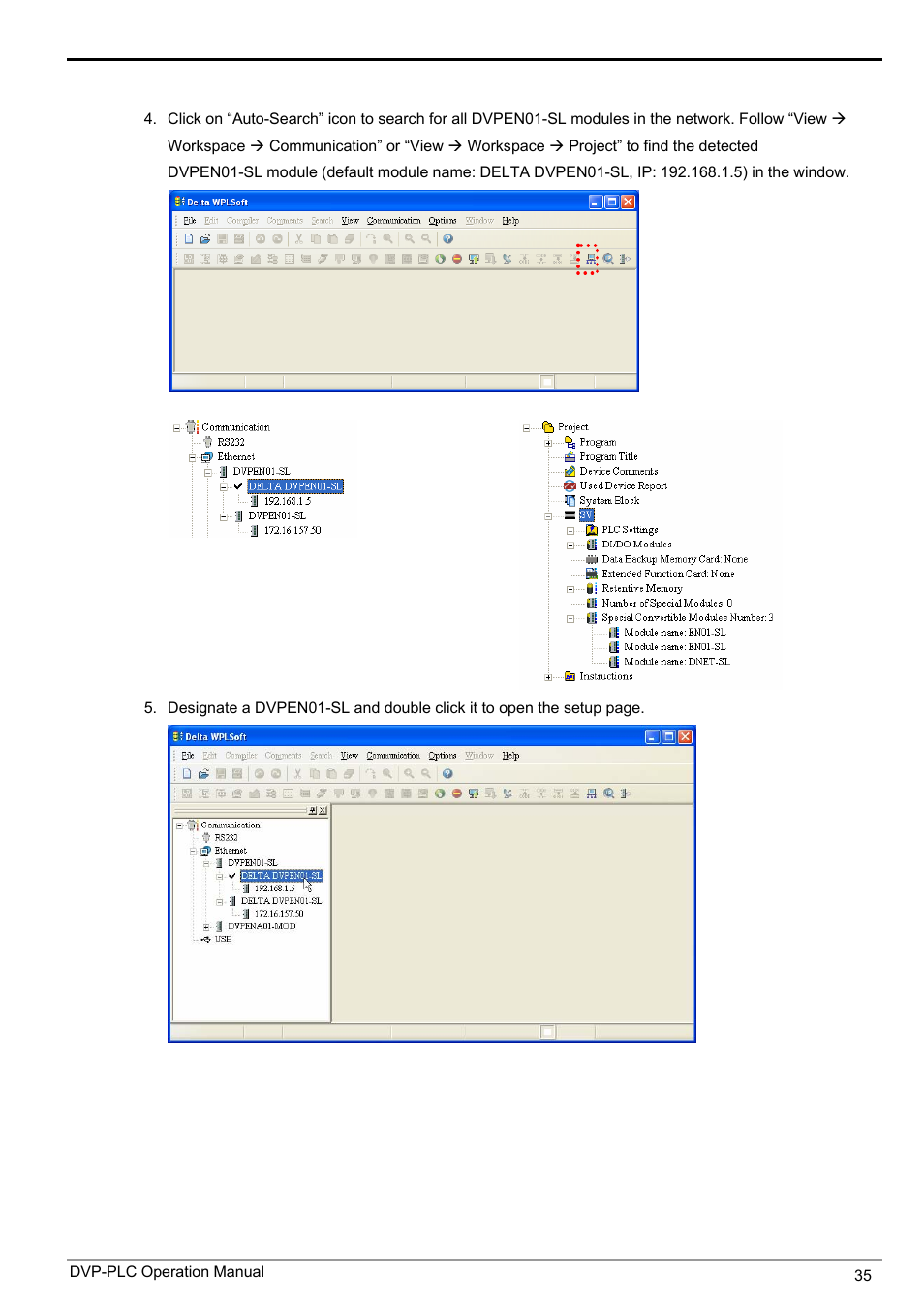 Ethernet communication module dvpen01-sl | Delta DVPEN01-SL User Manual | Page 37 / 58