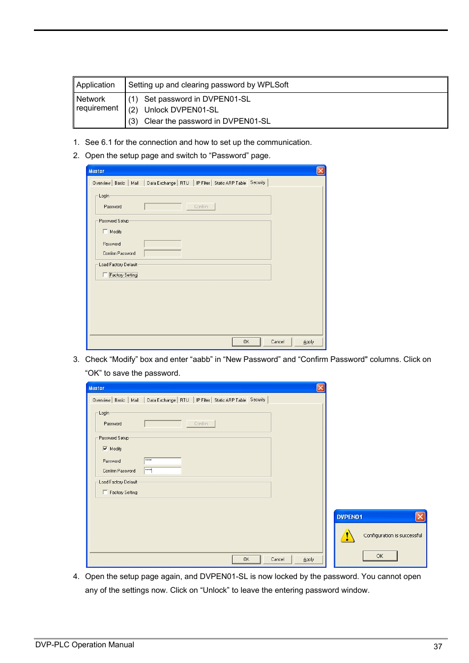 Ethernet communication module dvpen01-sl | Delta DVPEN01-SL User Manual | Page 39 / 58