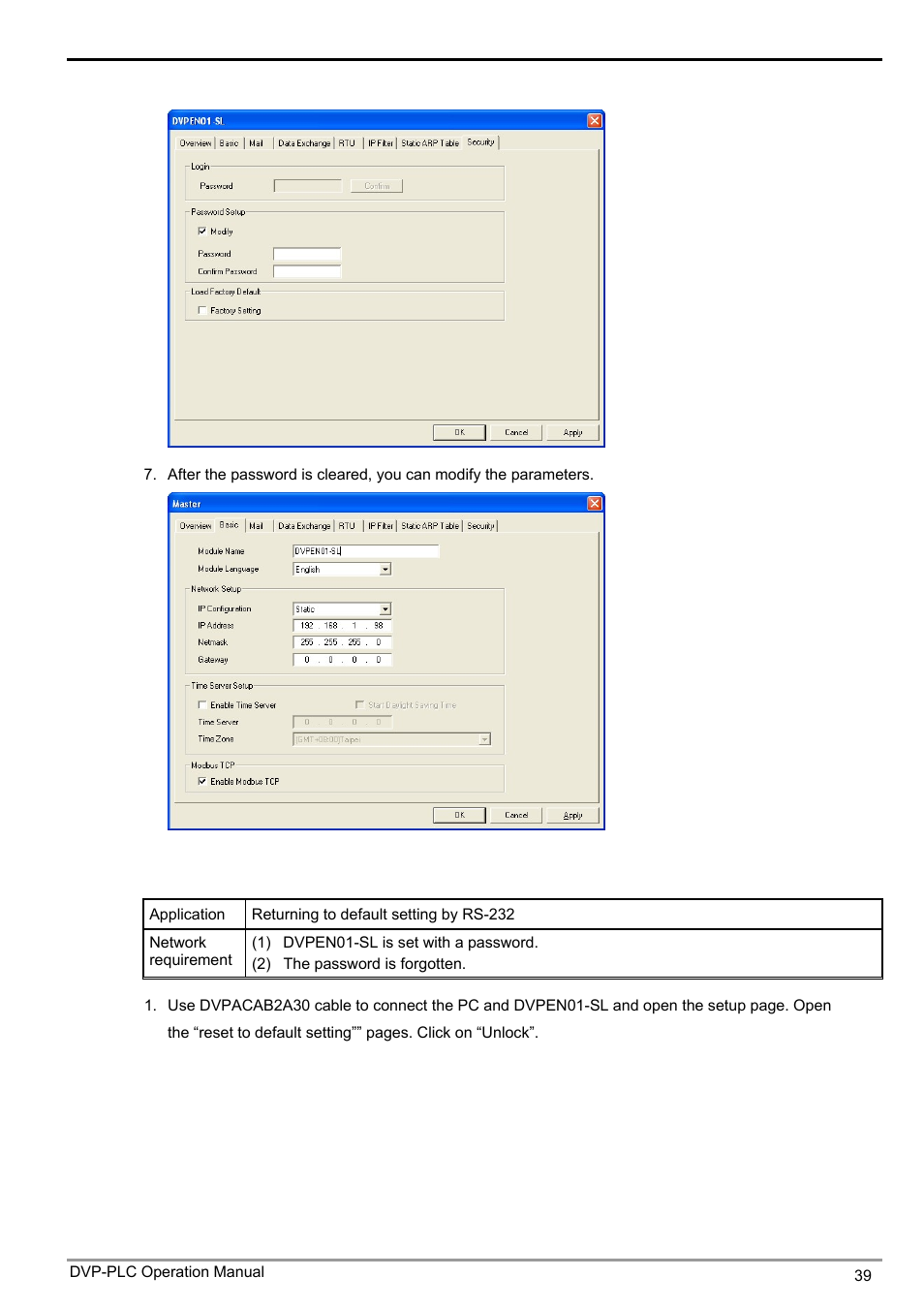 Ethernet communication module dvpen01-sl | Delta DVPEN01-SL User Manual | Page 41 / 58