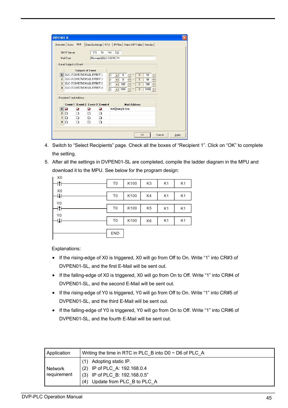 Ethernet communication module dvpen01-sl, 8 application of data exchange (1) | Delta DVPEN01-SL User Manual | Page 47 / 58