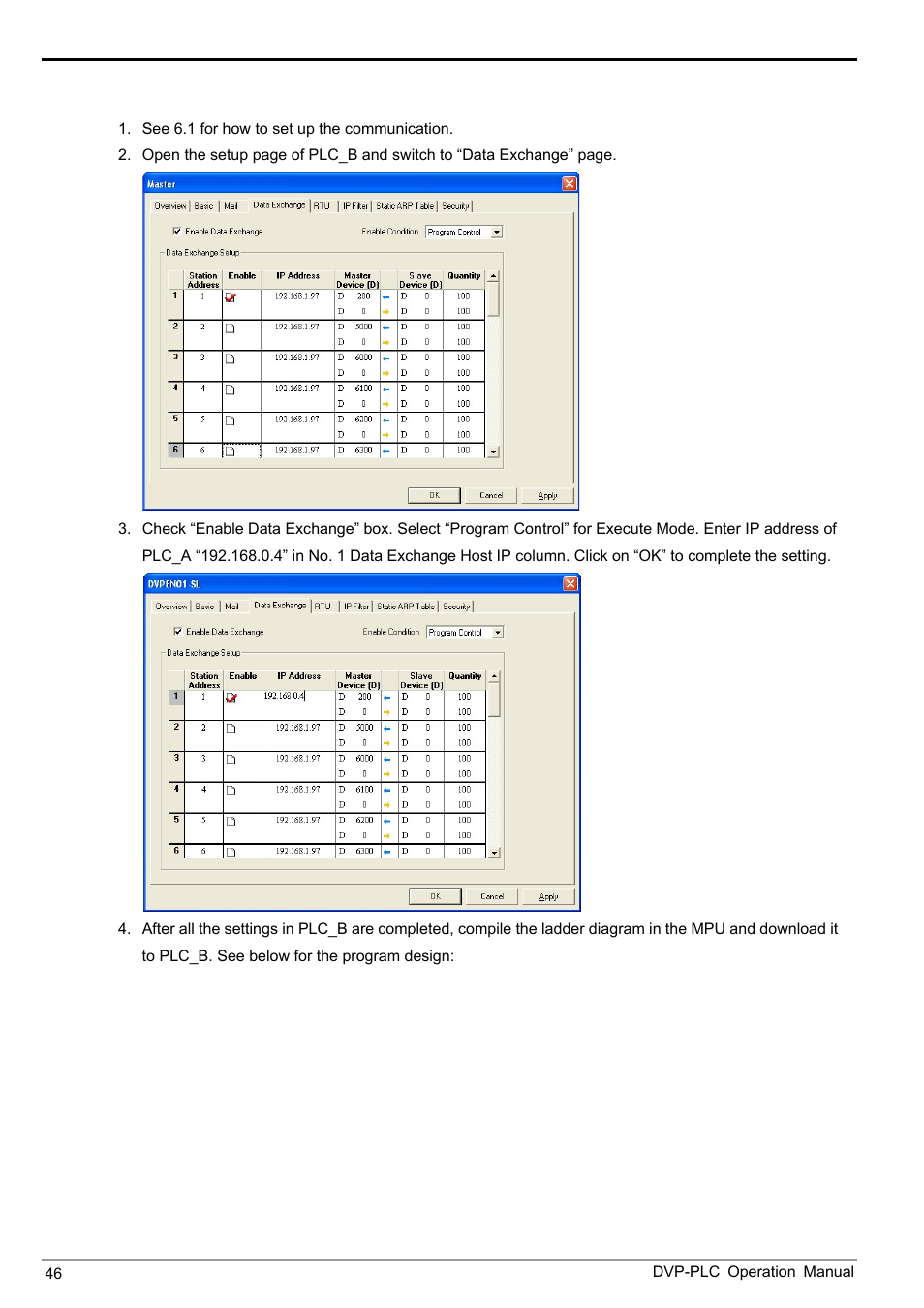 Ethernet communication module dvpen01-sl | Delta DVPEN01-SL User Manual | Page 48 / 58