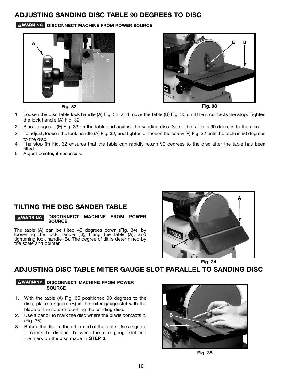Delta (Model 31-300) User Manual | Page 16 / 24