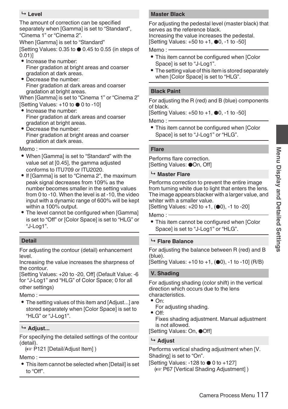 P 117) | JVC GY-HC900STU 2/3" HD Connected Cam Studio Camcorder (Body Only) User Manual | Page 117 / 236