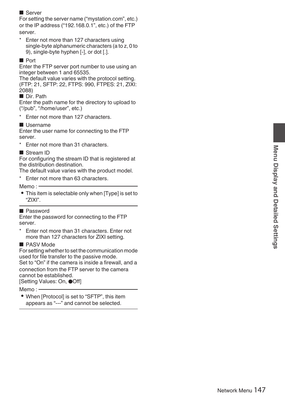JVC GY-HC900STU 2/3" HD Connected Cam Studio Camcorder (Body Only) User Manual | Page 147 / 236