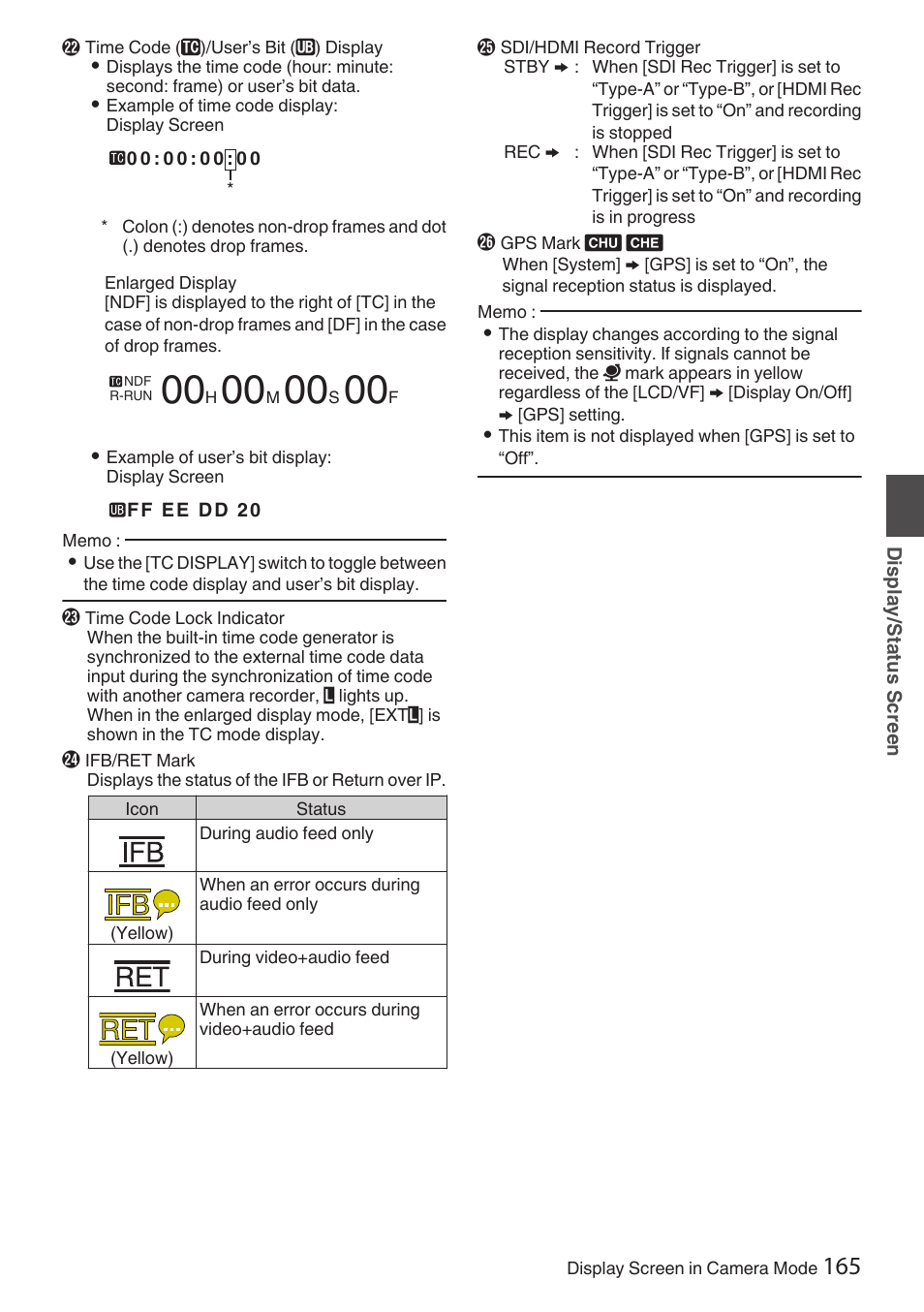 JVC GY-HC900STU 2/3" HD Connected Cam Studio Camcorder (Body Only) User Manual | Page 165 / 236