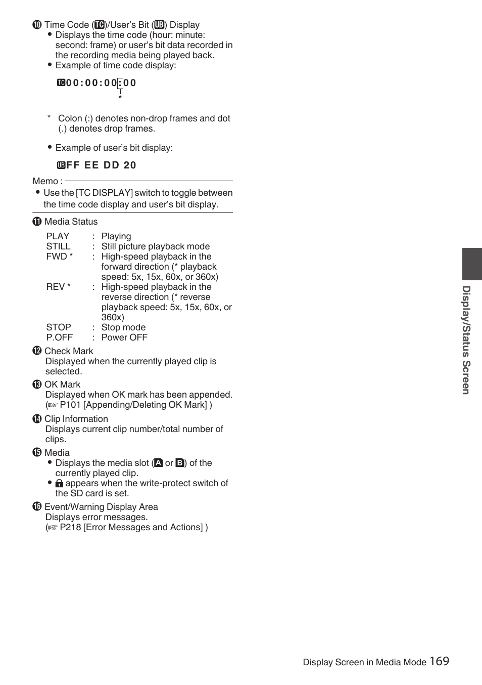 JVC GY-HC900STU 2/3" HD Connected Cam Studio Camcorder (Body Only) User Manual | Page 169 / 236