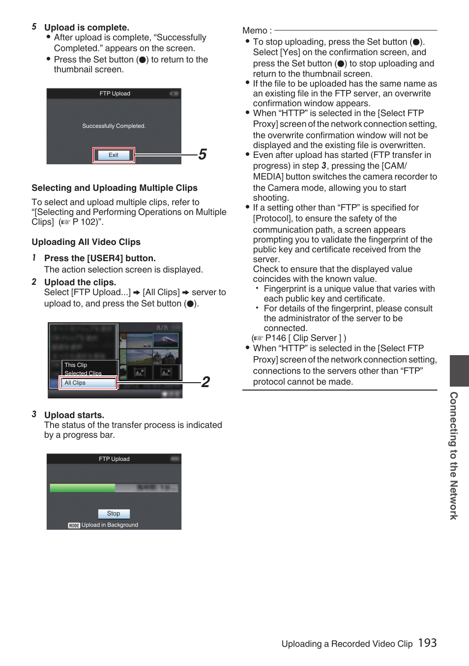 JVC GY-HC900STU 2/3" HD Connected Cam Studio Camcorder (Body Only) User Manual | Page 193 / 236