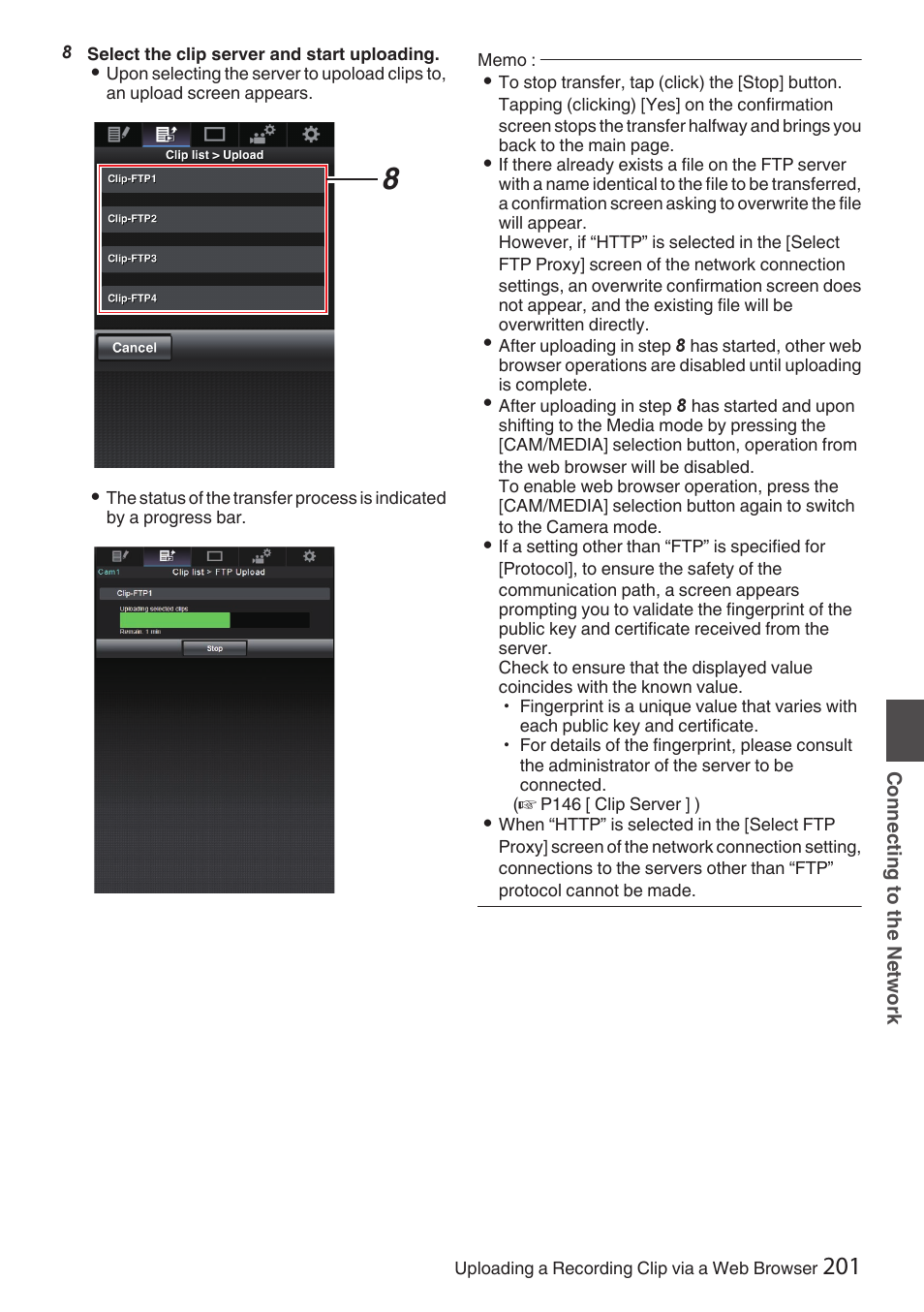 JVC GY-HC900STU 2/3" HD Connected Cam Studio Camcorder (Body Only) User Manual | Page 201 / 236