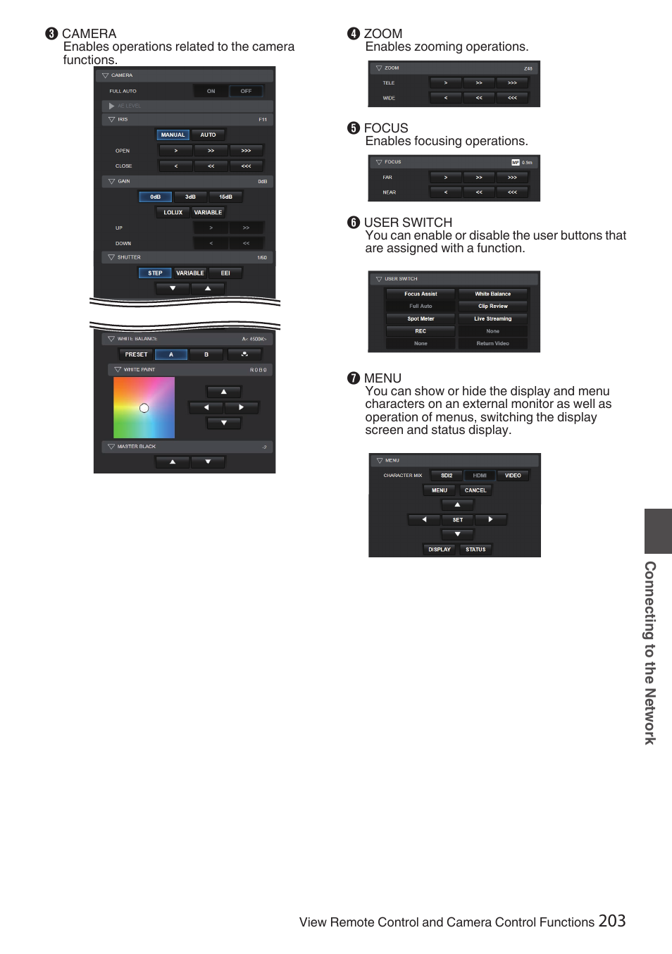 Con nectin g to the network | JVC GY-HC900STU 2/3" HD Connected Cam Studio Camcorder (Body Only) User Manual | Page 203 / 236