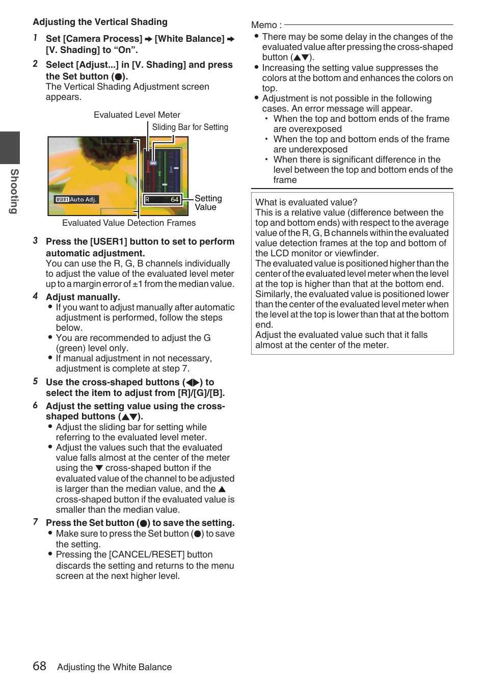 JVC GY-HC900STU 2/3" HD Connected Cam Studio Camcorder (Body Only) User Manual | Page 68 / 236