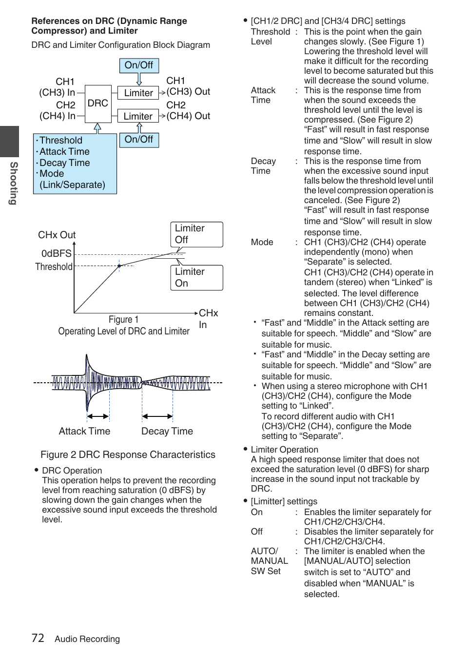 JVC GY-HC900STU 2/3" HD Connected Cam Studio Camcorder (Body Only) User Manual | Page 72 / 236