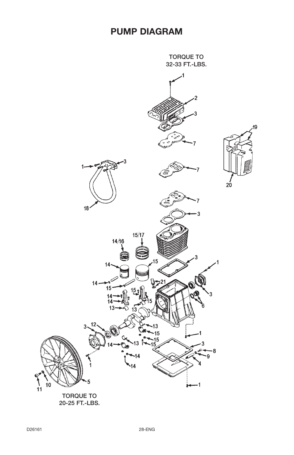 Pump diagram | Delta DLKC6580V2-1 User Manual | Page 28 / 30