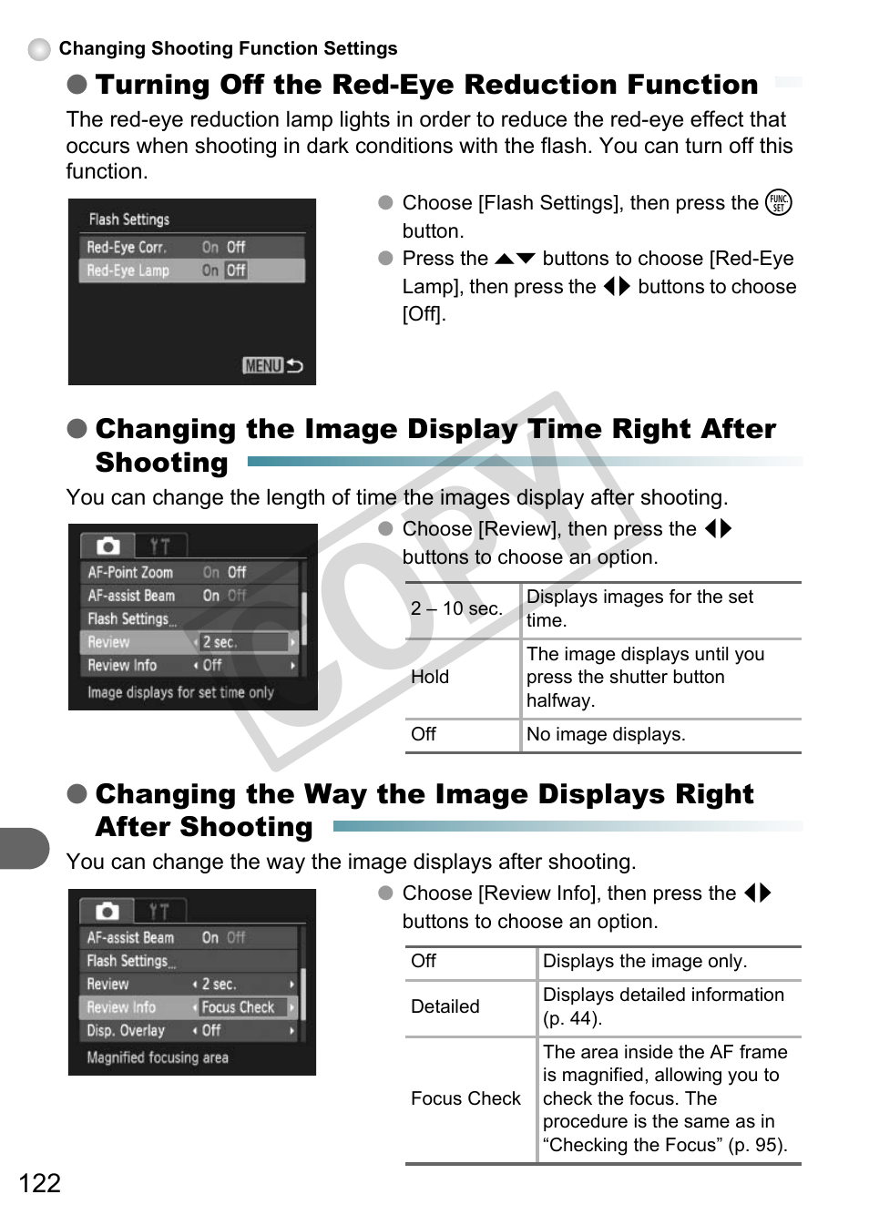Co py | Canon A3000 IS User Manual | Page 122 / 148