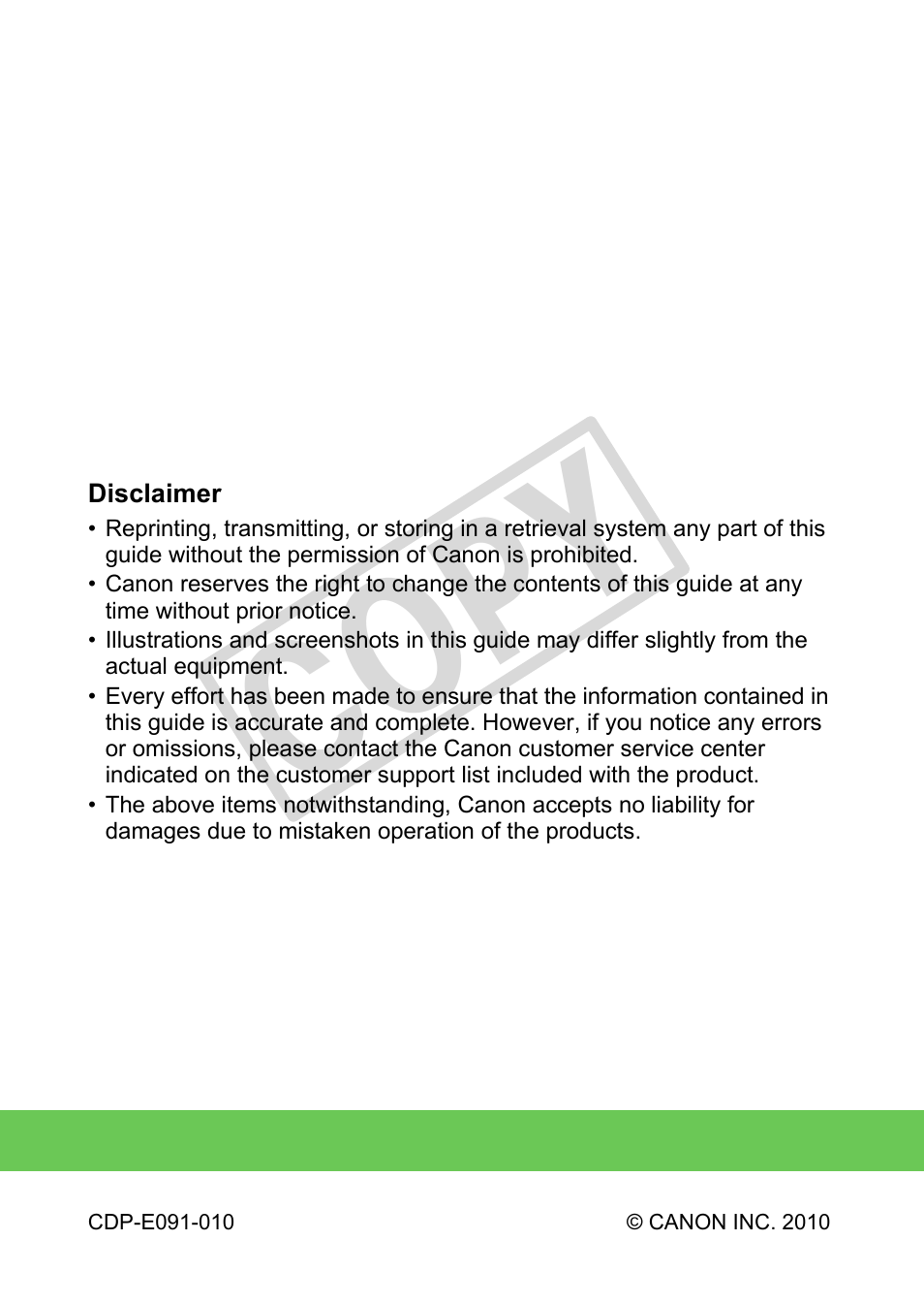 Co py | Canon A3000 IS User Manual | Page 148 / 148