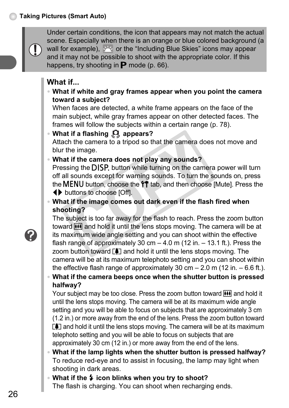 Co py | Canon A3000 IS User Manual | Page 26 / 148