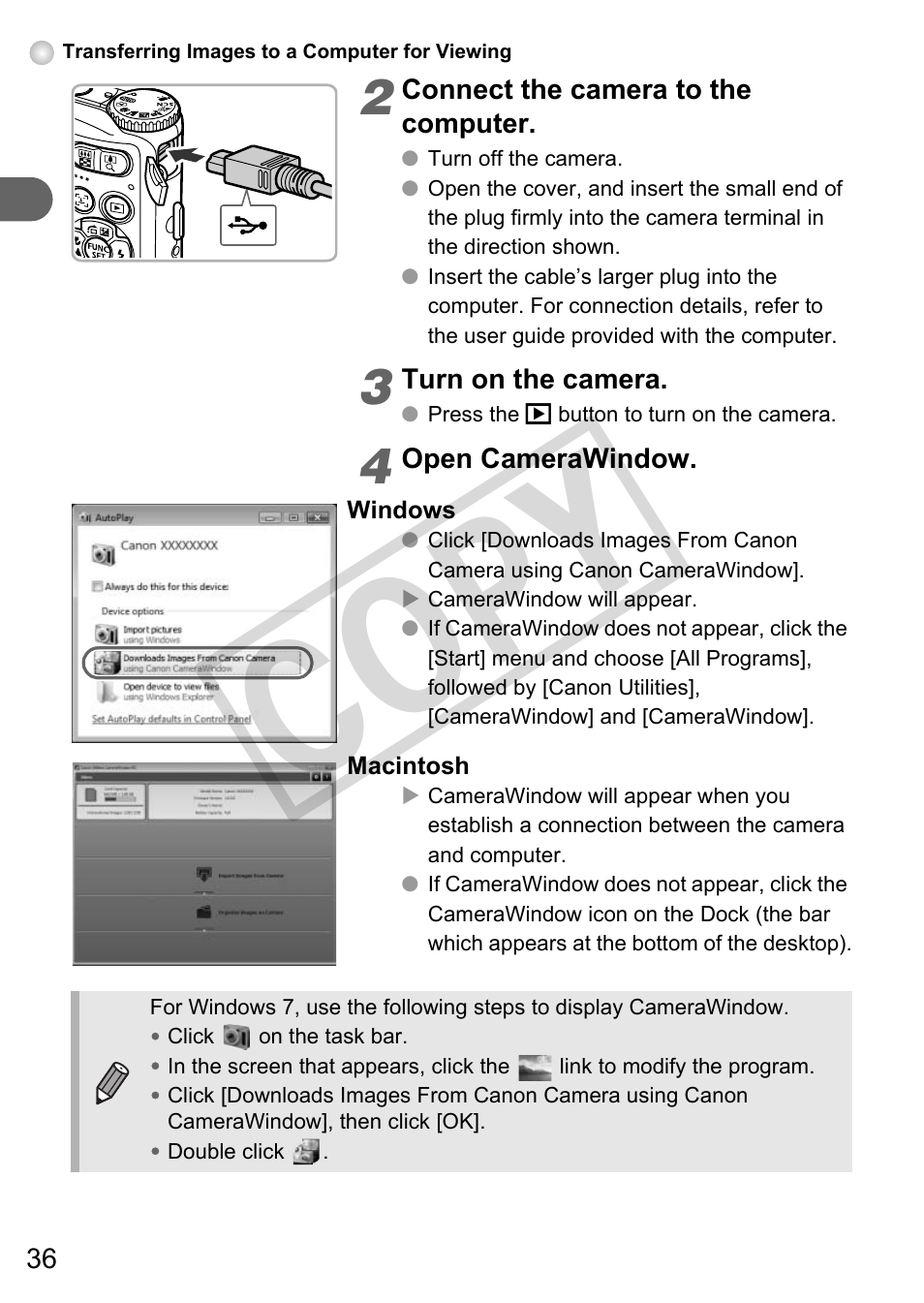 Co py | Canon A3000 IS User Manual | Page 36 / 148