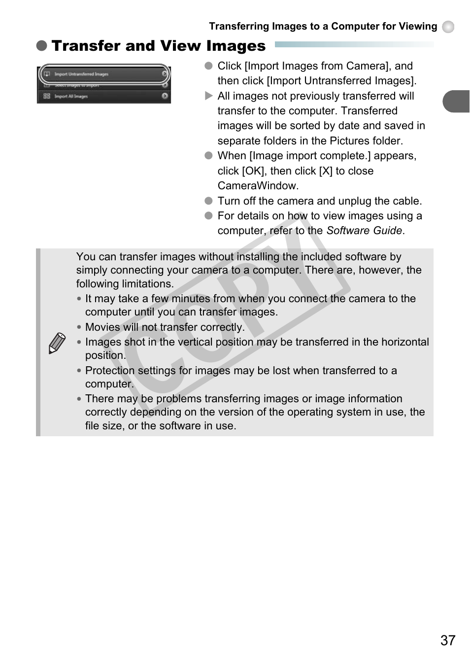 Co py | Canon A3000 IS User Manual | Page 37 / 148