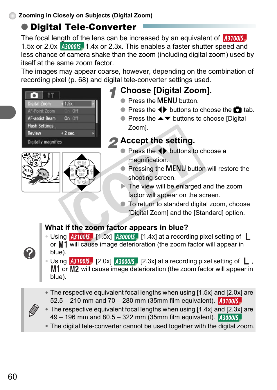 Co py | Canon A3000 IS User Manual | Page 60 / 148