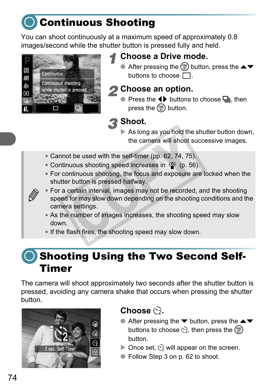 Co p y | Canon A3000 IS User Manual | Page 74 / 148
