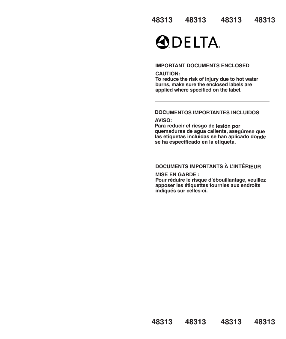 Delta 48313 User Manual | 78 pages