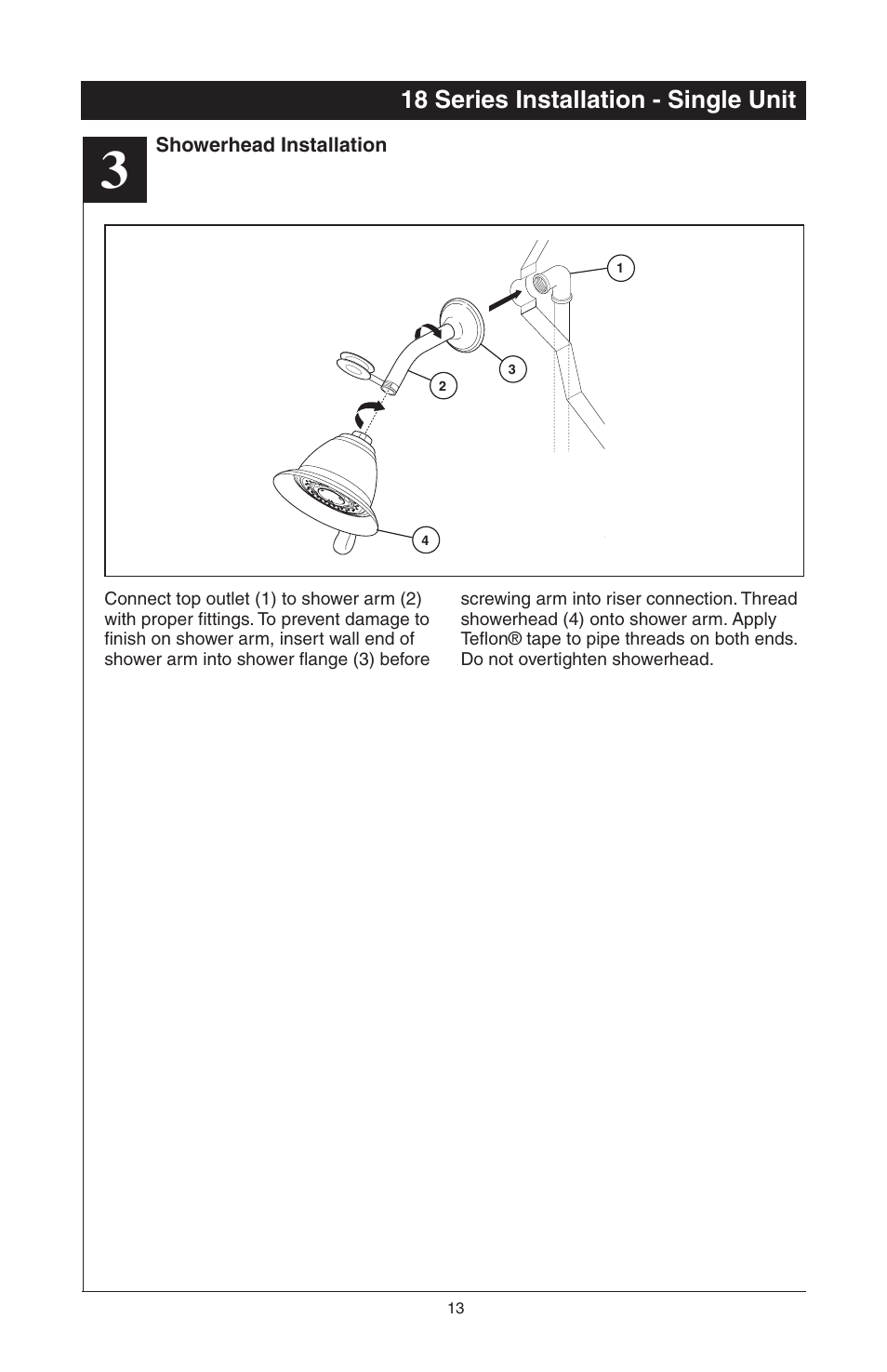 18 series installation - single unit | Delta 48313 User Manual | Page 15 / 78