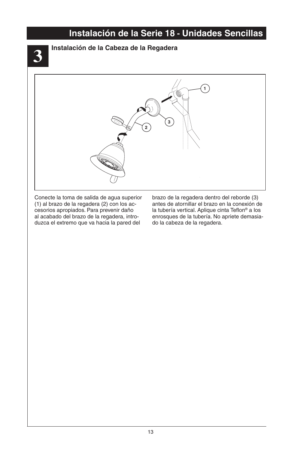 Instalación de la serie 18, Unidades sencillas | Delta 48313 User Manual | Page 37 / 78