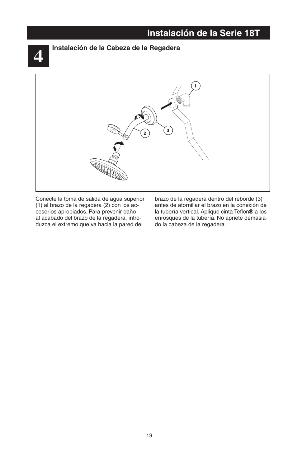 Instalación de la serie 18t | Delta 48313 User Manual | Page 43 / 78