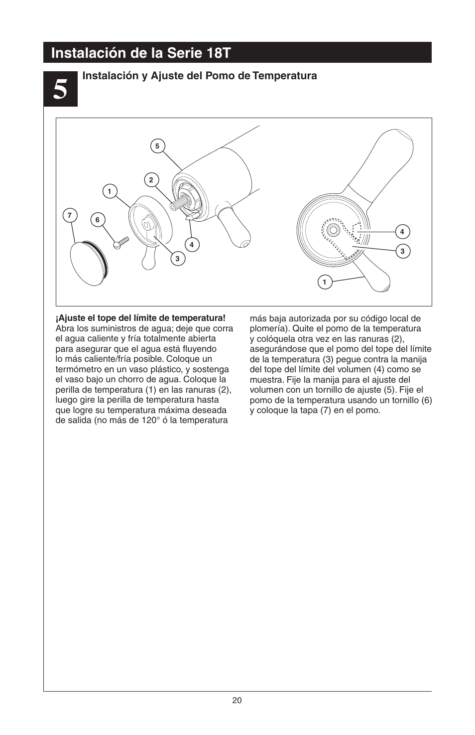 Instalación de la serie 18t | Delta 48313 User Manual | Page 44 / 78