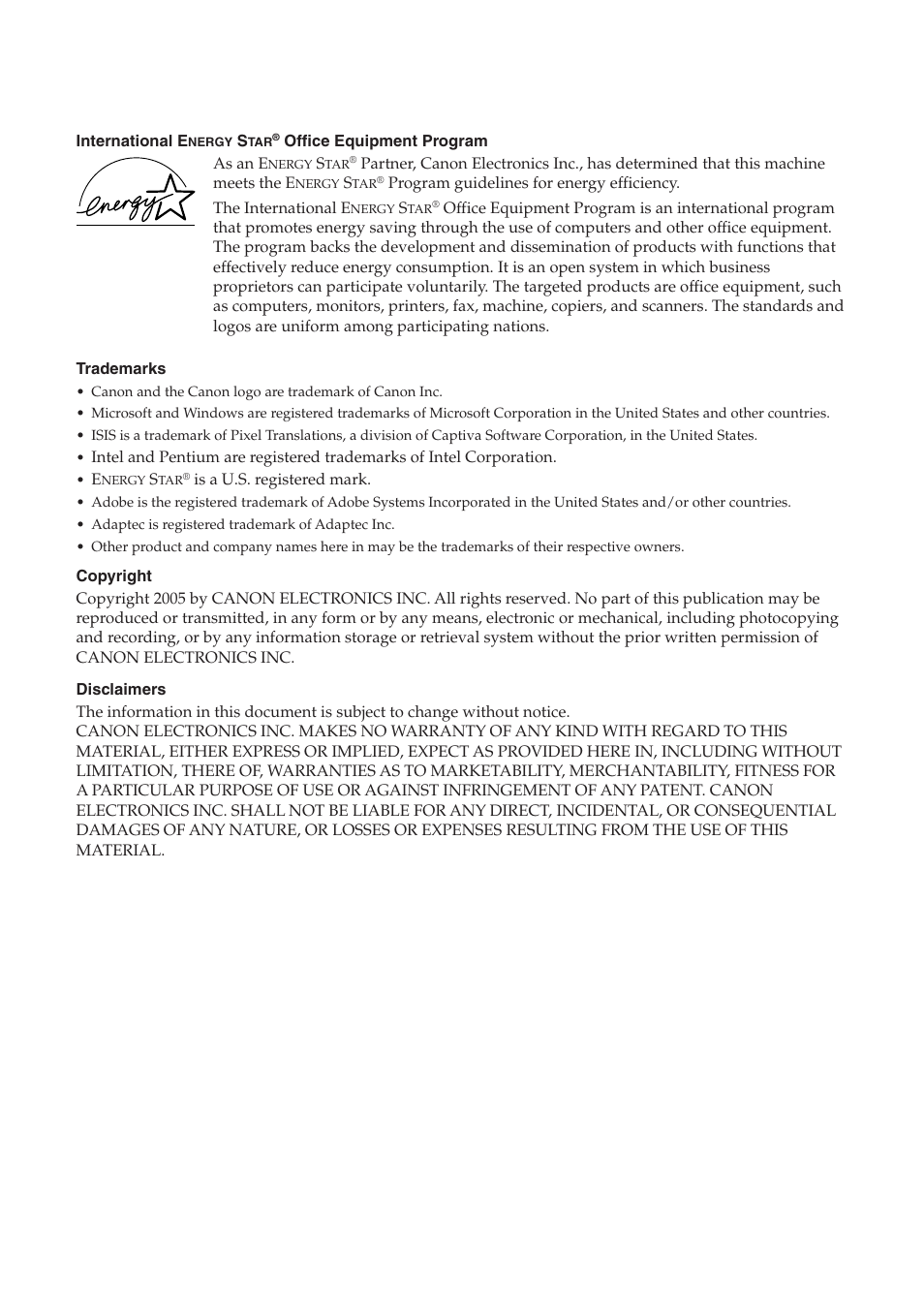 Canon DR-5010C User Manual | Page 2 / 96