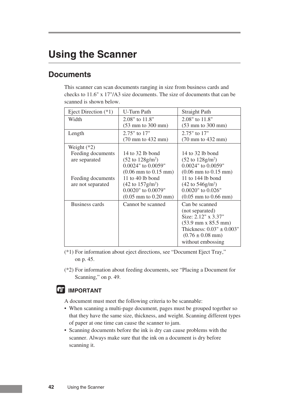 Using the scanner, Documents | Canon DR-5010C User Manual | Page 44 / 96