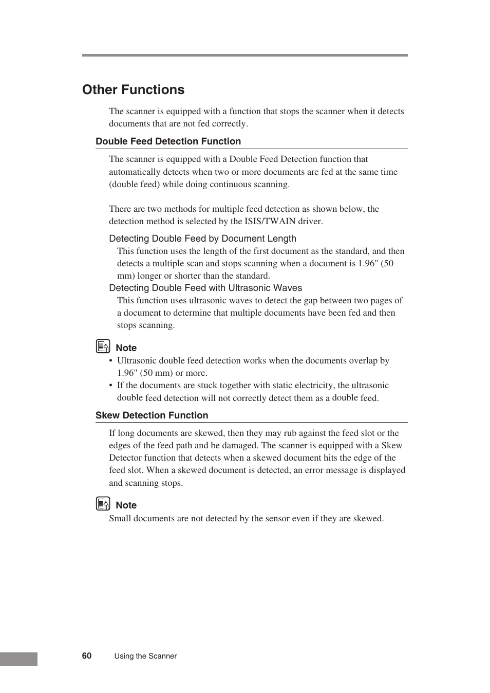 Other functions | Canon DR-5010C User Manual | Page 62 / 96