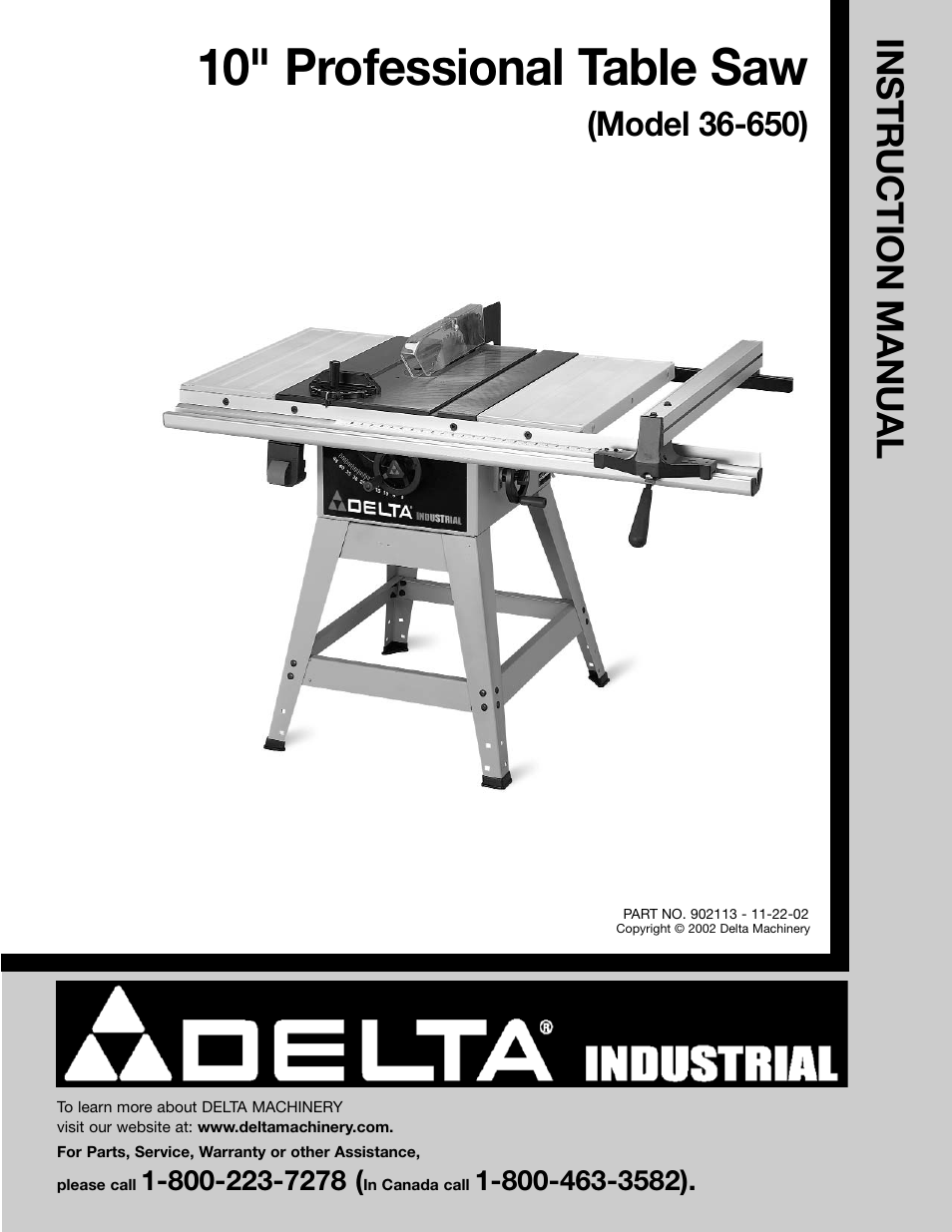 Delta 36-650 User Manual | 32 pages