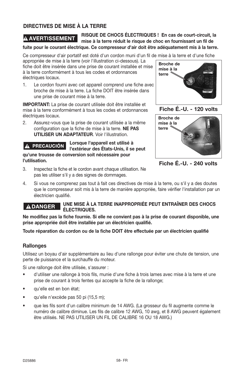 Delta D25886 User Manual | Page 58 / 72