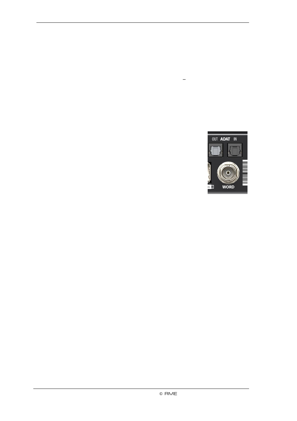 Word clock | RME Fireface UCX II 40-Channel USB-B Audio/MIDI Interface User Manual | Page 46 / 122